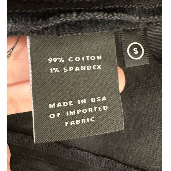 GRLFRND black denim one shoulder crop top size Small - Picture 5 of 11